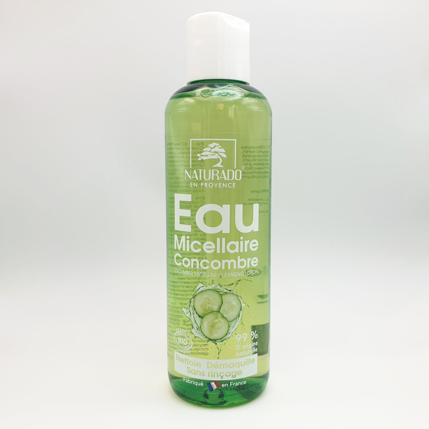 Eau Micellaire à l'extrait de Concombre Bio - nettoyant et démaquillant - 200 ml